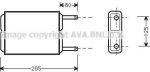Prasco MZ6123 теплообменник, отопление салона на MAZDA 626 III (GD)