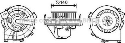 Prasco OL8609 электродвигатель, вентиляция салона на OPEL CORSA C фургон (F08, W5L)