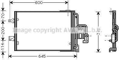 Prasco OLA5385D конденсатор, кондиционер на OPEL CORSA C фургон (F08, W5L)