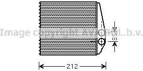 Prasco OLA6354 теплообменник, отопление салона на OPEL CORSA C (F08, F68)