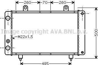 Prasco PE2319 радиатор, охлаждение двигателя на PEUGEOT J5 фургон (290L)