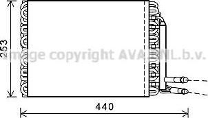 Prasco REV096 испаритель, кондиционер на RENAULT TRUCKS Magnum