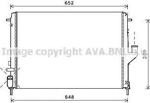 Prasco RT2478 радиатор, охлаждение двигателя на DACIA LOGAN (LS_)