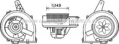 Prasco ST8044 электродвигатель, вентиляция салона на SEAT IBIZA V ST (6J8, 6P8)