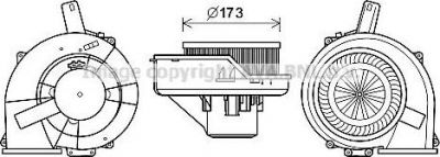 Prasco ST8046 электродвигатель, вентиляция салона на SEAT IBIZA V ST (6J8, 6P8)