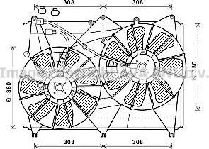 Prasco SZ7513 вентилятор, охлаждение двигателя на SUZUKI GRAND VITARA II (JT)
