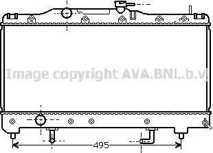Prasco TO2204 радиатор, охлаждение двигателя на TOYOTA CARINA E седан (_T19_)