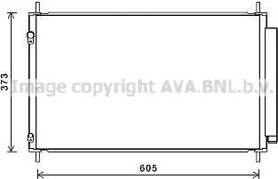 Prasco TO5708D конденсатор, кондиционер на TOYOTA YARIS (NHP13_, NSP13_, NCP13_, KSP13_, NLP13_)
