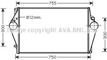 Prasco VOA4137 интеркулер на VOLVO S80 I (TS, XY)