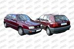Prasco VW0320002 накладка порога на VW GOLF III (1H1)