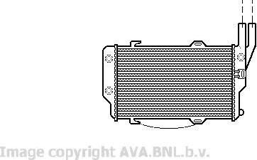 Prasco VW2108 радиатор, охлаждение двигателя на VW GOLF III (1H1)