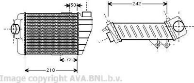 Prasco VW4158 интеркулер на VW PASSAT Variant (3A5, 35I)