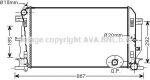 Prasco VWA2271 радиатор, охлаждение двигателя на VW CRAFTER 30-50 фургон (2E_)