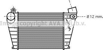 Prasco VWA4200 интеркулер на VW GOLF IV (1J1)