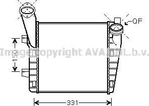 Prasco VWA4234 интеркулер на VW TOUAREG (7P5)