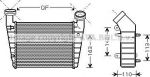 Prasco VWA4238 интеркулер на VW PASSAT Variant (3B6)