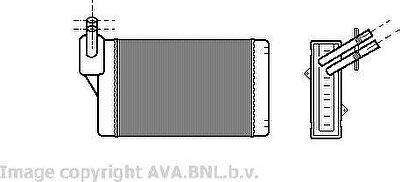 Prasco VWA6060 теплообменник, отопление салона на VW PASSAT Variant (3A5, 35I)