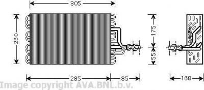 Prasco VWV077 испаритель, кондиционер на VW PASSAT Variant (3A5, 35I)