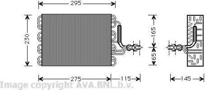 Prasco VWV171 испаритель, кондиционер на VW GOLF III (1H1)