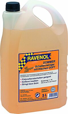 RAVENOL 4014835705050 Омыватель летний концентрат Sommerscheibenr.Konz. 1:10 (5л)