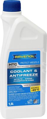 RAVENOL 4014835755710 Антифриз готовый к прим. синий HTC Hybrid Techn.Coolant Premix -40C ( 1,5л)