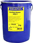 RAVENOL 4014835756557 Смазка Hot Red Grease HRG 2 ( 5кг)