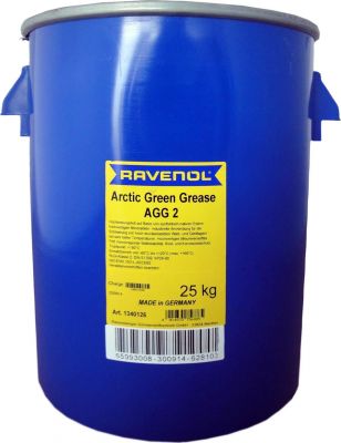 RAVENOL 4014835756885 Смазка Arctic Green Grease AGG2 (25кг)