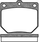 Remsa 0077.20 комплект тормозных колодок, дисковый тормоз на TOYOTA CAMRY (_V2_)