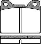 Remsa 0081.00 комплект тормозных колодок, дисковый тормоз на VOLVO 240 Kombi (P245)