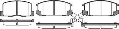 Remsa 0201.12 комплект тормозных колодок, дисковый тормоз на TOYOTA MR 2 III (ZZW3_)
