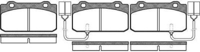 Remsa 0210.02 комплект тормозных колодок, дисковый тормоз на ALFA ROMEO 33 (905)