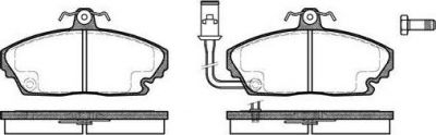 Remsa 0250.01 комплект тормозных колодок, дисковый тормоз на ACURA LEGEND