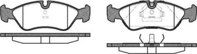 REMSA Колодки передние OP VecA/OmA/AstF VecB 95-98 DAEWOO Nex/Esp 16V вен (1605808, 0286.10)