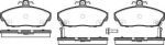 REMSA Комплект тормозных колодок, диско (0337.02)