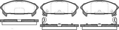 Remsa 0360.02 комплект тормозных колодок, дисковый тормоз на ISUZU IMPULSE