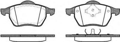 REMSA Колодки передние AD A4 1.8-> VW B5 1.8T-> без датчиков (7M3698151, 0390.00)