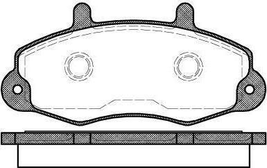 REMSA Колодки передние FORD Transit 94-00 (5028763, 0391.00)