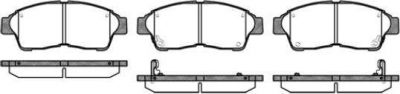 Remsa 0402.42 комплект тормозных колодок, дисковый тормоз на TOYOTA PICNIC (_XM10)
