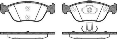 REMSA Колодки передние VOLVO 850/V70/XC70 91-00 /156.4x58.5mm/t=19.3mm (2715878, 0722.00)