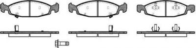 Remsa 0736.12 комплект тормозных колодок, дисковый тормоз на JEEP CHEROKEE (XJ)
