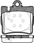 REMSA Колодки задние MB W220 all 98-05 /Type ATE /69x72/t=16mm (34200620, 0770.00)