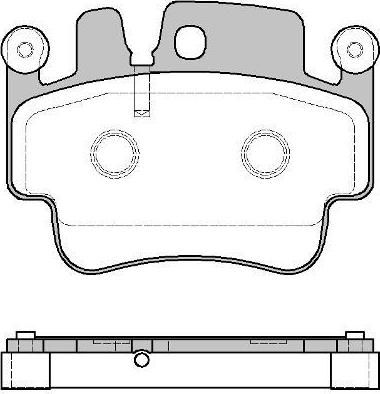 Remsa 0982.00 комплект тормозных колодок, дисковый тормоз на PORSCHE BOXSTER (987)