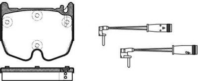 REMSA колодки дисковые п. MB W211/S211/R230/R199 3.2/5.5/6.0 02> (099202)