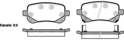 REMSA колодки дисковые п. Chrysler Voyager 2.3/3.8/2.8CRD 07> (109502)
