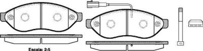 REMSA Колодки передние CITROEN/FIAT/PEUGEOT all Bus 2006-> (1237.01)