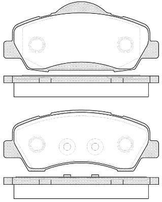 REMSA Колодки передние CITROEN C-Elysee/PEUGEOT 301 (1530.00)