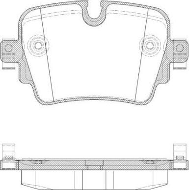 Remsa 1572.00 комплект тормозных колодок, дисковый тормоз на JAGUAR F-TYPE купе (QQ6_)