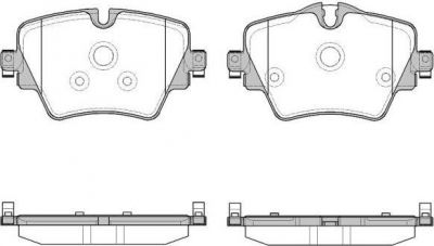 REMSA 1625 08_колодки дисковые передние! 2/X1 F45/F46 14> (162508)