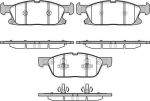 Remsa 1657.02 комплект тормозных колодок, дисковый тормоз на FORD GALAXY