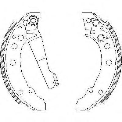 REMSA Колодки барабанные VW G2/B2 Polo/Classic (867698525, 4045.00)